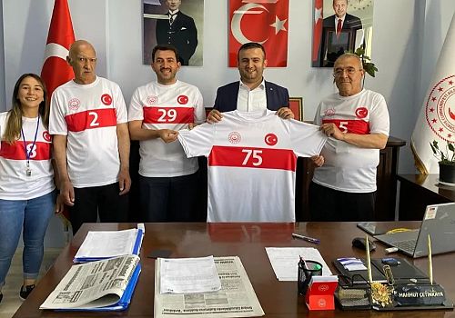 Ardahan Huzurevi Bocce Takımını Kurdular Müdürü ziyaret ettiler