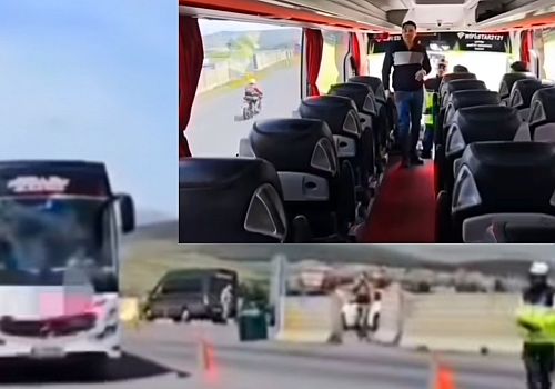 Ardahan İl Jandarma Komutanlığı Trafik Jandarması Timleri, yolcu taşımacılığı yapan araçlara yönelik sivil denetim gerçekleştirdi