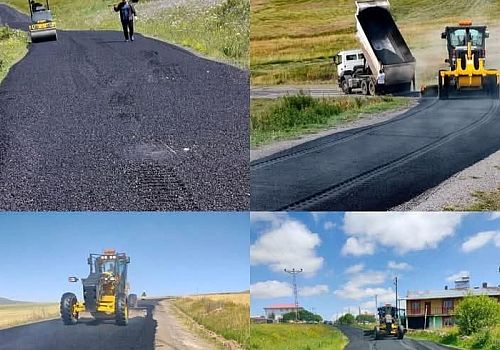 Ardahan İl Özel İdaresi Hanak’ta Köy Yollarında Asfalt Yama Çalışmalarını Sürdürüyor