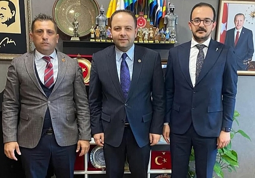 Ardahan İl Tarım Müdürü AK Parti Milletvekili Kaan Koç'u ziyaret etti