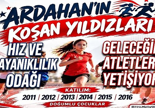 Ardahan’ın Koşan Yıldızları Projesinde Seçmeler Başlıyor