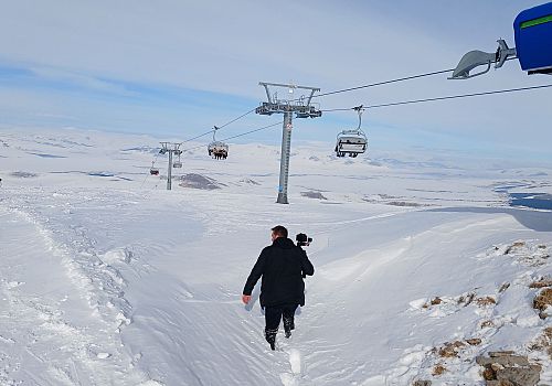 Ardahan’ın tanıtımı için Kışa Dair Ardahan çekimleri devam ediyor