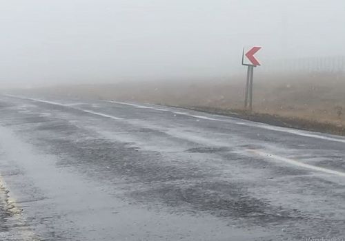 Ardahan’ın yüksek kesimlerinde kar yağışı etkili oldu.