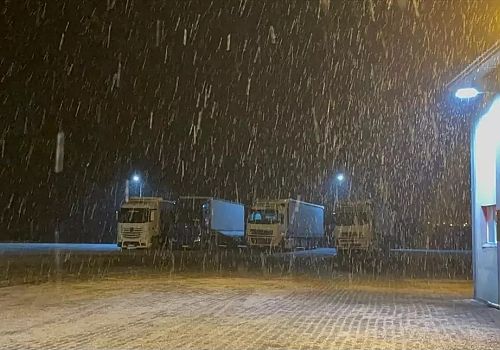 Ardahan’ın Yüksek Kesimlerinde Kar Yağışı Etkili Oluyor