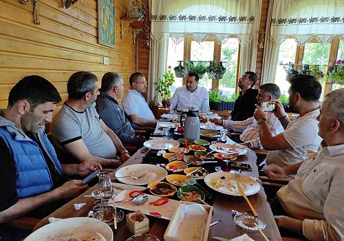 Ardahan Kent Konseyi Başkanı Taştan, basınla buluştu