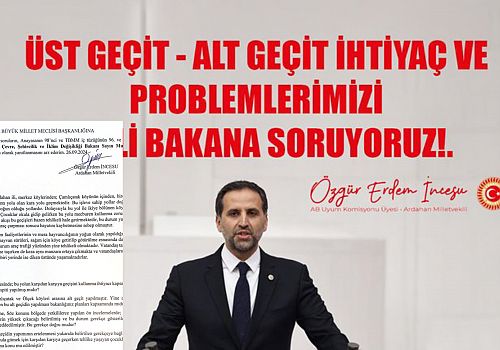 Ardahan Merkez Çamlıçatak Köyüne Üst Geçit İstedi