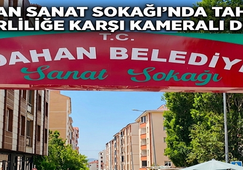 Ardahan Sanat Sokağı'nda Tahribata ve Kirliliğe Karşı Kameralı Dönem