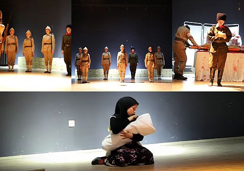 Ardahan Üniversitesi Aşık Şenlik Kültür Merkezi’nde iki ayrı tiyatro oyunu sahnelendi