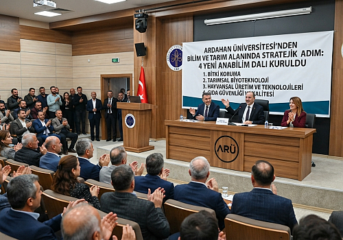 Ardahan Üniversitesi'nden Bilim ve Tarım Alanında Stratejik Adım: 4 Yeni Anabilim Dalı Kuruldu