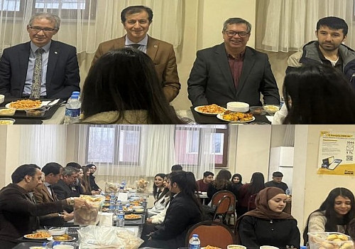 Ardahan Üniversitesi Rektörü Prof. Dr. Öztürk Emiroğlu, Çıldır MYO’da Öğrencilerle İftar Sofrasında Buluştu