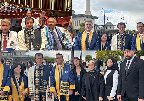 Ardahan Üniversitesi Rektörü Prof. Dr. Öztürk Emiroğlu, YÖK 2025–2026 Akademik Yılı Açılış Törenine Katıldı
