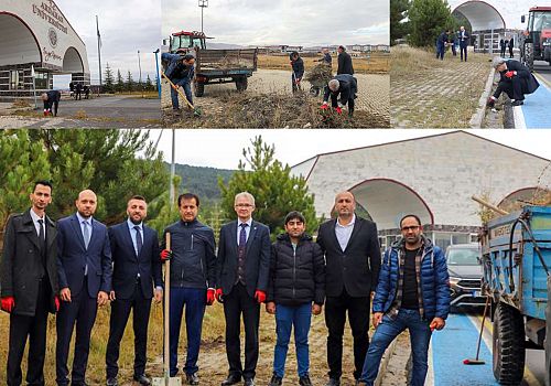 Ardahan Üniversitesinde Yeşil Kampüs Vizyonuyla Mıntıka Temizliği Etkinliği