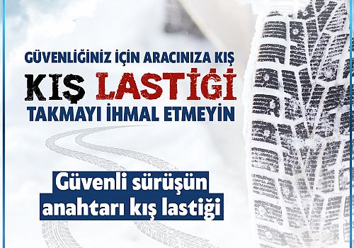 Ardahan Valiliği’nden sürücülere kış lastiği uyarısı
