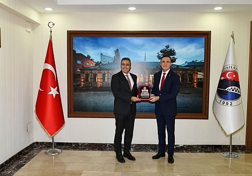 Ardahan Valisi Çiçek’ten TSKGV Yetkilisine Kabul