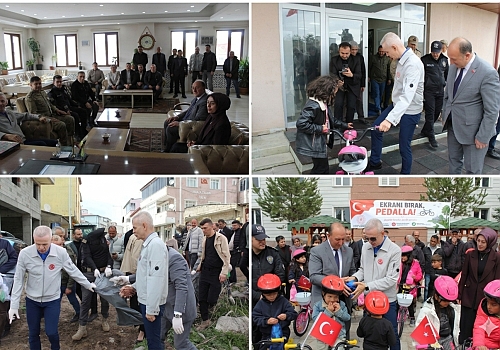 Ardahan Valisi Çiçekli’den Hanak Çıkartması: Hem Ziyaret Hem Etkinlik