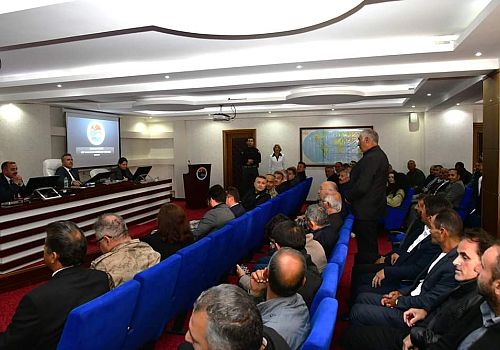 Ardahan Valisi Hayrettin Çiçek Başkanlığında, Muhtarlar toplantısı gerçekleştirildi