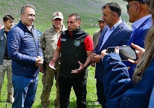 Ardahan Valisi Hayrettin Çiçek, Mera ıslah programına katıldı 
