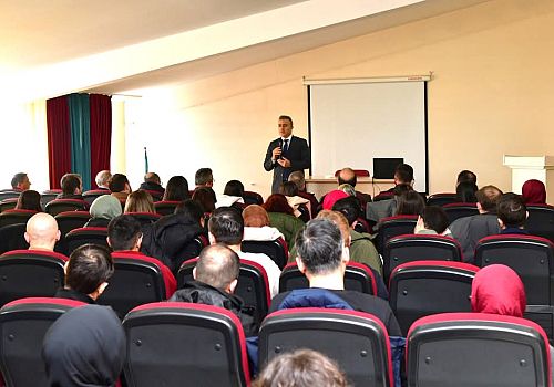 Ardahan Valisi Hayrettin Çiçek Öğretmenler den POLHANE projesine destek olmalarını istedi