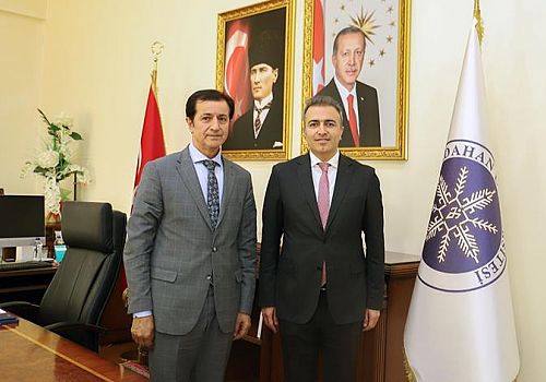 Ardahan Valisi Hayrettin Çiçek Rektöre Hayırlı Olsun Ziyaretinde Bulundu