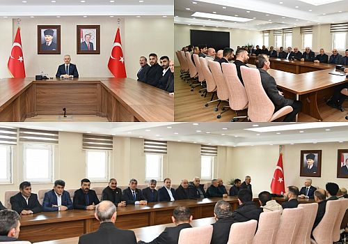 Ardahan Valisi Mehmet Fatih Çiçekli, Göle Heyetini Kabul Etti