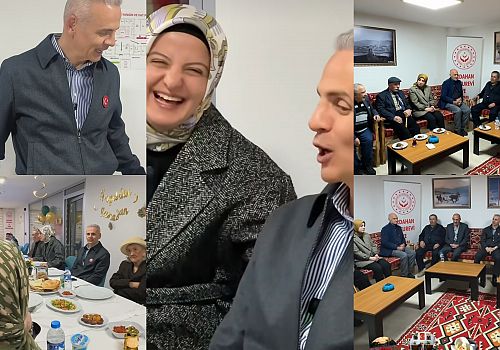 Ardahan Valisi Mehmet Fatih Çiçekli Huzurevi Sakinleriyle İftar Sofrasında Buluştu