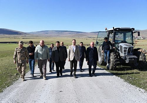 Ardahan Valisi Yamlı, Göle’de 12,5 Kilometrelik Güvenli Yol Çalışmasını İnceledi