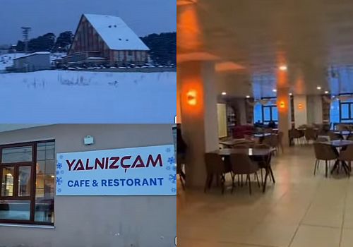 Ardahan Yalnızçam Kayak Merkezi’nde Cafe-Restoran Hizmete Açıldı