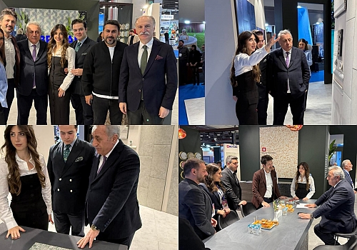 Ardahanlı İş İnsanı Oktay Kaya’nın Betsan Mosaic Standına Anlamlı Ziyaret