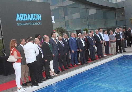 ARDAKON genel merkez binasını yoğun katılımla görkemli bir törenle açıldı