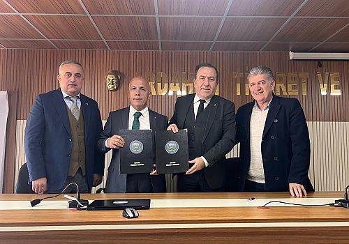 Artvin Ticaret Borsası ile Ardahan Ticaret ve Sanayi Odası Arasında Kardeş Oda Protokolü İmzalandı