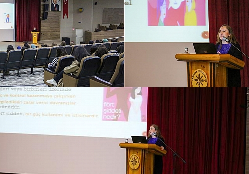 ARÜ’de Flört ve Siber Şiddete Karşı Farkındalık Semineri
