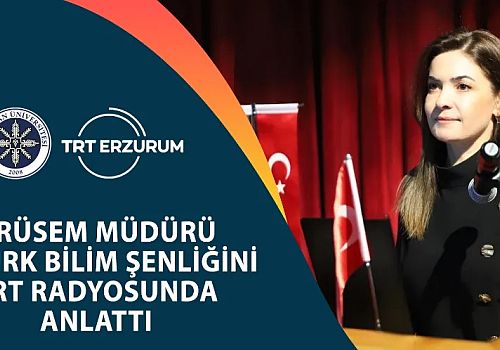 ARÜSEM Müdürü Eştürk ARÜ tarafından düzenlenen en kapsamlı Bilim Şenliğini TRT Radyosunda anlattı.