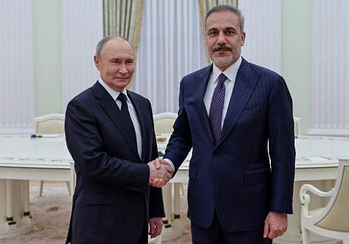 Bakan Fidan Rusya Devlet Başkanı Vladimir Putin ile bir araya geldi.