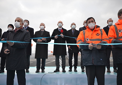 Bakan Karaismailoğlu, Sarıkamış-Karakurt-Horasan yolu açılış töreninde konuştu: