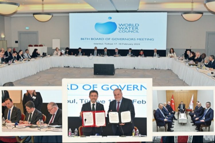 Bakan Yumaklı, Dünya Su Konseyi Guvernörler Toplantısı'nda konuştu