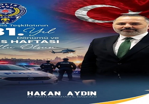 Başkan Aydın’dan Türk Polis Teşkilatı’nın 181. yılına özel kutlama