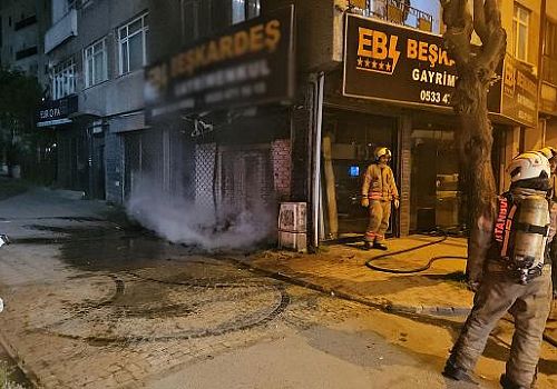 Bayrampaşa’da sabah saatlerinde çıkan yangın paniğe neden oldu