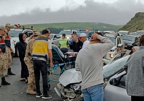 Bülbülan Festival dönüşü kaza; 1 kişi ağır yaralı