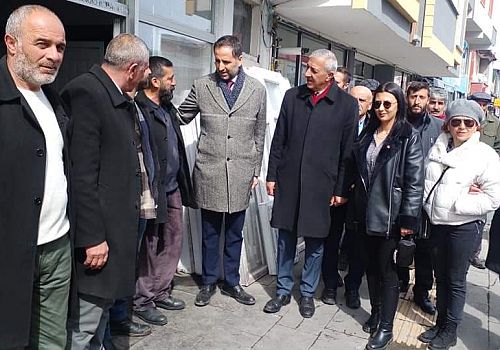 CHP Ardahan Milletvekili Özgür Erdem İncesu Göle ilçesini ziyaret etti 