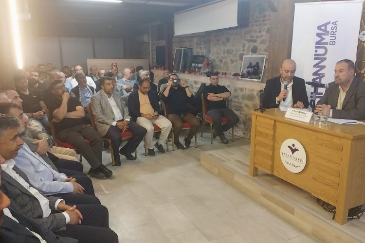 Cihannuma Bursa'da Filistin katliamlarını konuştu