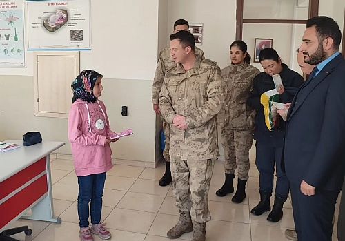 Çıldır AİHL Öğrencilerinin mektuplarına jandarmadan anlamlı ziyaret