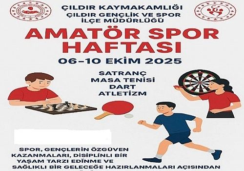 Çıldır’da Amatör Spor Haftası Etkinlikleri Başlıyor