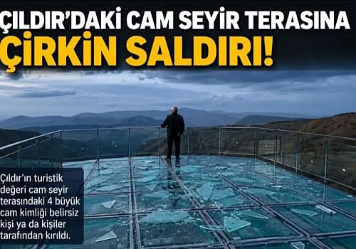 Çıldır'da Vandallık: Şeytan Kalesi Seyir Terası Hedef Alındı