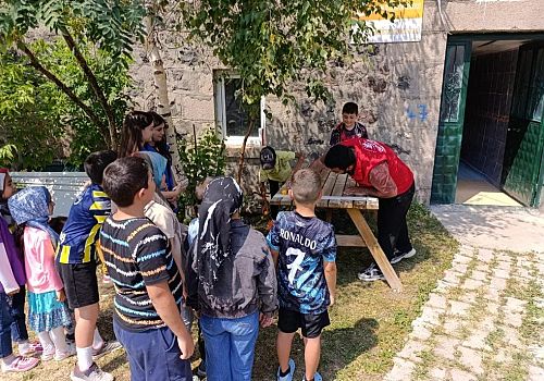 Çıldır Gençlik ve Spor İlçe Müdürlüğü, bu kez Yıldırımtepe (Rabat) Köyü'ndeydi