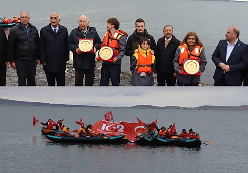 Çıldır Gölü’nde Kano Etkinliği Düzenlendi