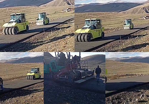 Çıldır Kaşlıkaya Köy Yolu Asfalt Çalışmaları Devam Ediyor