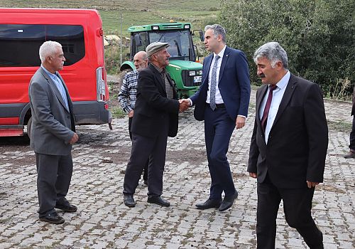 Çıldır Kaymakamı Efe Kılıç Sazlısu, Gölbelen, Gölebakan ve Akçakale köylerine ziyaret etti 