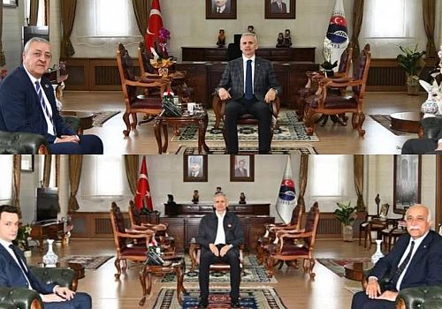 Çıldır ve Göle Belediye Başkanlarından Vali’ye Hayırlı Olsun Ziyareti