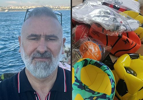 Çıldırlı Süleyman Karabıyık, Gençlik ve Spor İlçe Müdürlüğü’ne spor malzemesi yardımında bulundu.