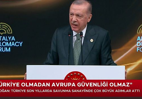 Cumhurbaşkanı Erdoğan, 4. Antalya Diplomasi Forumu Resmi Açılış Töreni